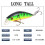 2 esche artificiali da pesca Minnow da 7 cm / 7,9 g, modello Peacock Killer Surface Lure 2