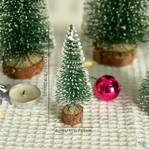 Mini décorations de sapin de Noël, sapin artificiel persistant