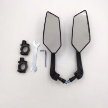 Espejos retrovisores para bicicleta (paquete de 2), ajustables 360, con lente resistente a los arañazos, ajuste universal y compatibles con
