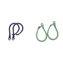 Crochets d'oreille de rechange pour écouteur, pinces/clips de fixation souples en silicone Solf pour casque Bluetooth mono, compatibles avec