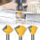 3x Bird's Mouth Router Bit 1/2" Shank Multi-sided Joint Bit Make Joining Up Multi-sided Projects Easy 6/ 8/12 Sided 4