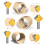 3x Bird's Mouth Router Bit 1/2" Shank Multi-sided Joint Bit Make Joining Up Multi-sided Projects Easy 6/ 8/12 Sided 5