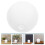 Cúpula de plástico branco para luminárias de teto e parede. 1