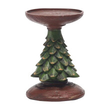 Porte-bougies sapin de Noël, décoration intérieure, style A