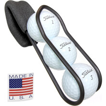 Golf Ball Holder - Pro with Quick-Draw Release (Black)