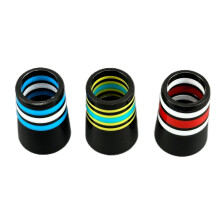 Lot de 3 embouts en plastique pour shaft de golf, taille 0,370. Construction durable pour une utilisation améliorée. Conception ergonomique.