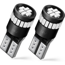Λαμπτήρες LED W5W T10 για πινακίδες κυκλοφορίας 194 6000K λευκό, συσκευασία των 2