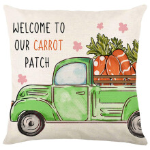 Housse de coussin à motif d'œufs de Pâques, coussin décoratif mignon pour les fêtes, idéal pour décorer le canapé du salon