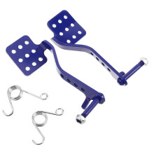 2Pcs Racing Metal Throttle Pedal Footrest Replacement Accessories