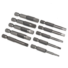 Embout de vissage inviolable à 5 faces, tige hexagonale de 6,35 mm (1/4 pouce), 50 mm