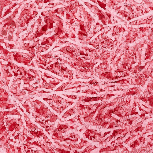 Pink krøllet papirfyld 7oz 4 sæt