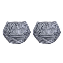 Conjunto de 2 peças de roupa íntima reutilizável à prova de vazamentos para adultos.