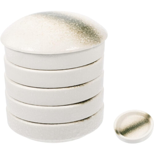 Porslinsfärgblandningsbricka med lock, 5 lager