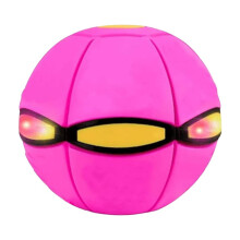 Magic Bouncing Ball, Magic Metaball, Magic Flying Saucer, Bouncy Ball, Dual Form Freely Switchable, with 6 Light