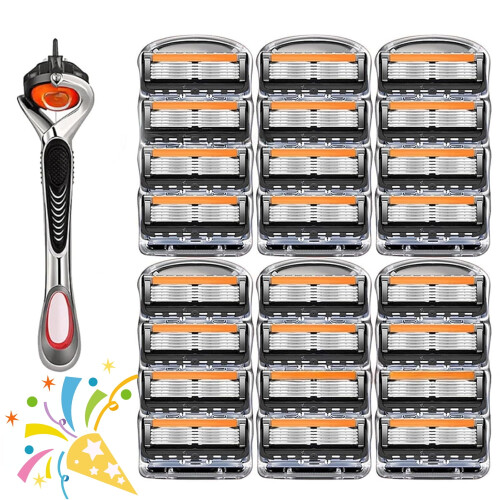 Men's Razor Blade Set Stainless Steel 48 Pieces