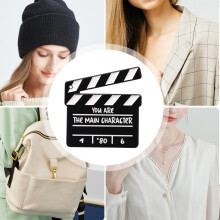 Film Industry Pins: Filmstrip & Clapperboard Brooches | Compatible with Film Gear | Sturdy Metal Lapel Pins for Blouses, Vests, Straps