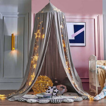 Chiffon Canopy Bed Tent – Mosquito Net Curtain for Sleeping, Gaming or Decoration, 240cm Height, 260cm Hem, for Kids and Adults