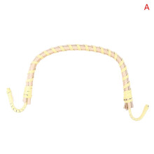 Bule de chá com alça de metal e rattan bege (1 peça)