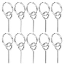 12Pcs Durable Silver Tent Pole Connectors and Rings for Camping Tent Parts Replacement