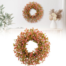 Guirlanda floral artificial de 30 cm (12 polegadas) para uso interno e externo.