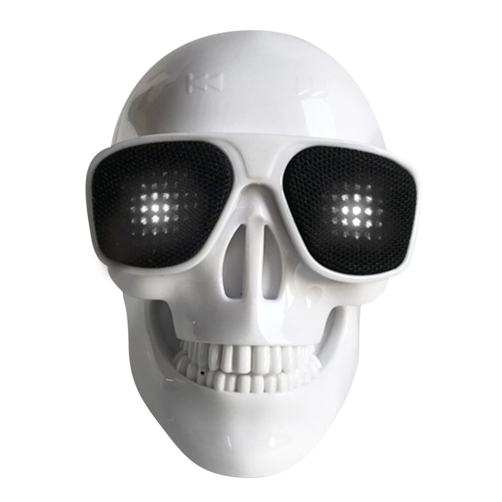 Jmkqlz Portable Skull Bluetooth Speaker, 15W Bass, Fm Radio, Rechargeable Â Compatible With Halloween Party & Indoor/Outdoor Use 9425574171689