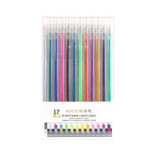Glitters Gel Pen, 1.0mm Tip Large Capacity Colored Drawing Pen Sparkles Paint Pen for Craft Making Coloring Scrapbooking