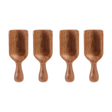 4-Piece Acacia Wooden Scoops for Jars and Canisters