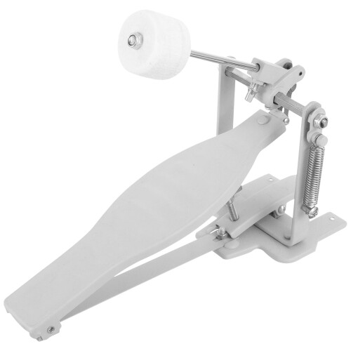 Metal Bass Drum Pedal Silver Single Durable