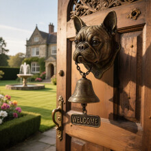 Vintage Wrought Iron Doorbell Bell-Shaped Decor 1 Piece