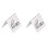 2Pièces Non Table Inox Durable Argent Double Face 2
