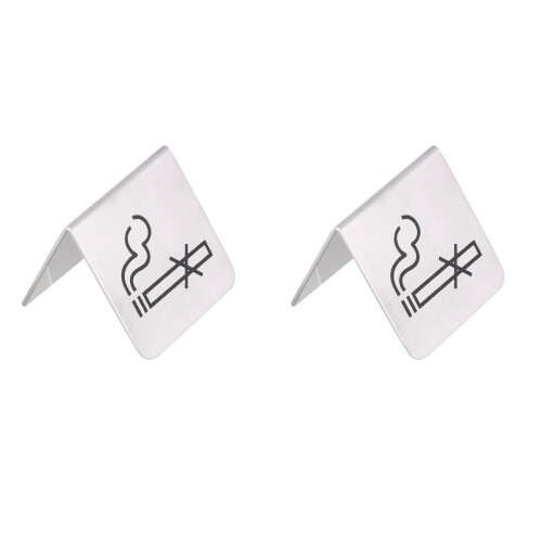 2Pièces Non Table Inox Durable Argent Double Face 1