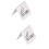 2Pièces Non Table Inox Durable Argent Double Face 7