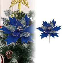 Julkonstgjorda blommor Julplock Konstgjorda blommor Julgransduk Simuleringsblommor Arrangemang Bröllopsbordsdekoration