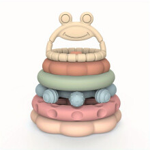 New Infant and Toddler Educational Color Recognition Silicone Building Blocks Set