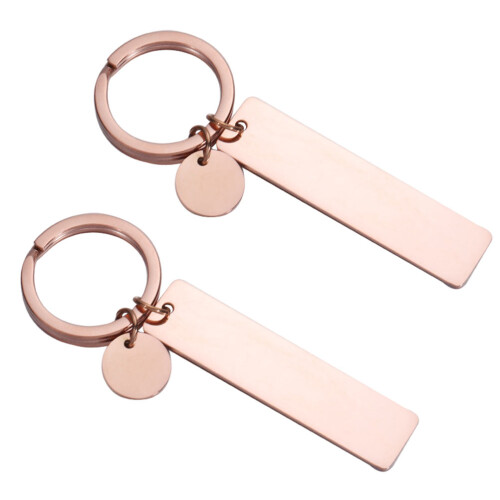2Pièces - Métal Inoxydable À Personnaliser DIY