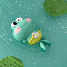Bath Time Wind-Up Swimming Toy, Frog and Turtle Water Play Companion for Bathtub Fun, Safe Non-Toxic Bathroom Entertainment