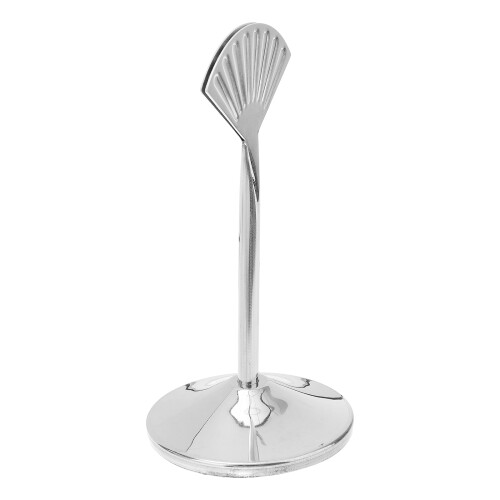 Support De Cartes Menu Et Table En Acier Inoxydable Argenté