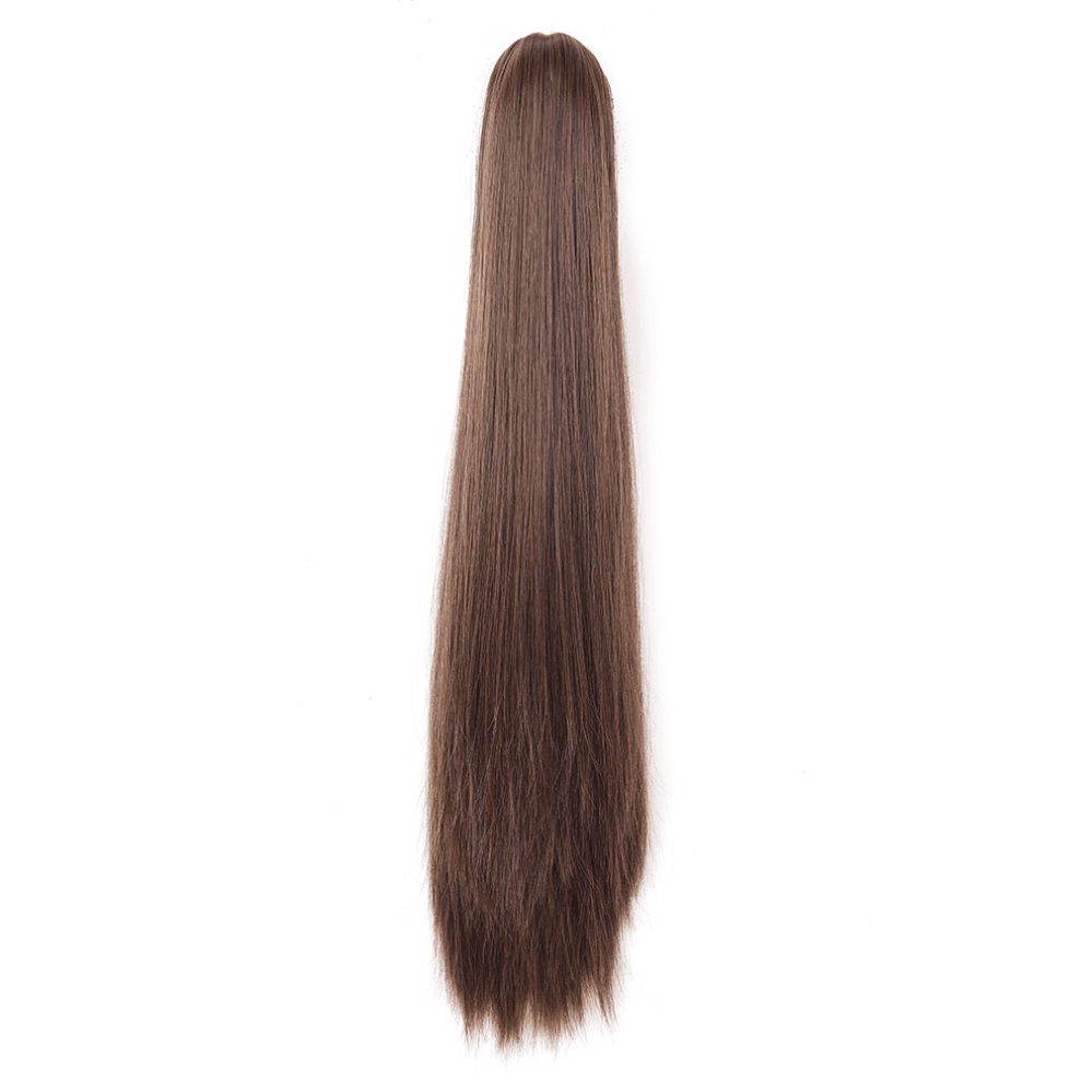 Unisex Ponytail Extension Claw Straight Clip In Hairpiece Ponytail Hair Extensions Long Pony Tail Synthetic For Women