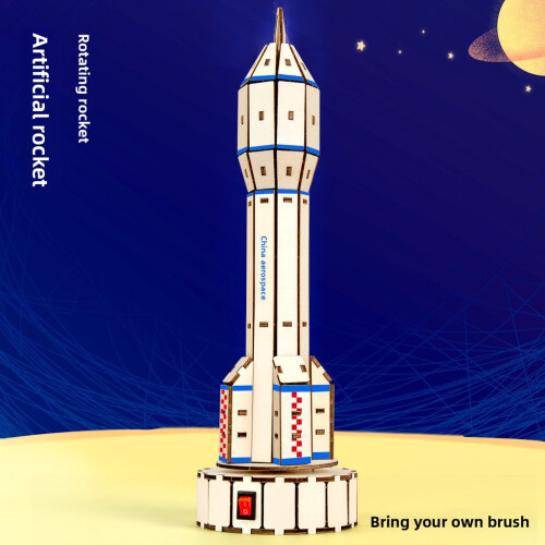 Space Rocket Building Set With Physics Toys For Educational Experiments Science 2