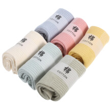 12Paires Coton Femme Colorées Respirante -Hautes