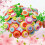 3 Sets Cluster Buttons DIY Handcraft Bouquet Materials Multi Colored Plastic Cloth Iron 2