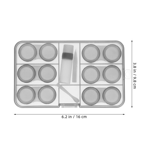 1Ensemble Étui Lentilles Durable Pour Usage Extérieur 1