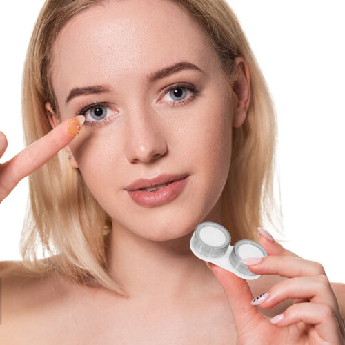 1Ensemble Étui Lentilles Durable Pour Usage Extérieur 2