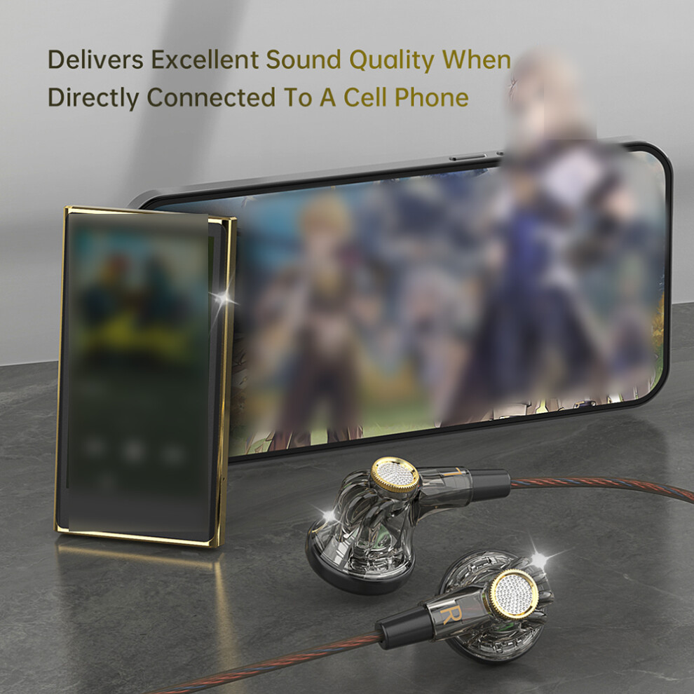 Qkz In-Ear Wired Earphones Hifi Dynamic 16Mm Pet Diaphragm, 120Cm Line, Multiple Colors 4961388455553