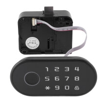 Fingerprint Cabinet Lock with 3 Unlock Modes, Keyless, USB Backup, for Home & Office
