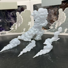 (White) Effect Cloud Mists Model Accessory Pack With Pvc For And Hobbyists Collectors