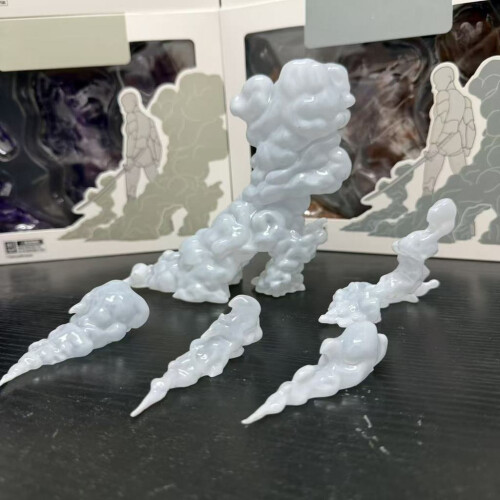 (White) Effect Cloud Mists Model Accessory Pack With Pvc For And Hobbyists Collectors