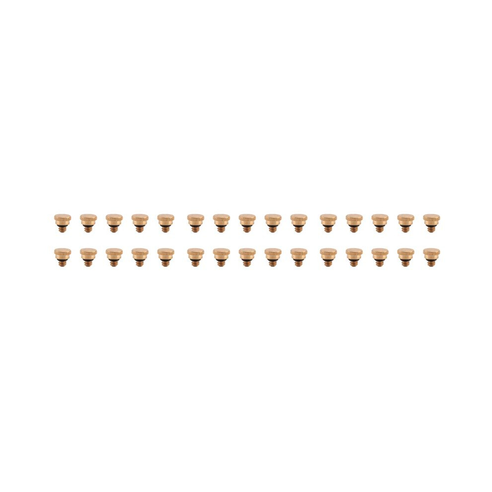 30Pcs 10/24 Screw Thread Brass Misting Nozzle Plug Low Pressure Atomizing Mist Nozzle For Outdoor Cooling System 6032010391551