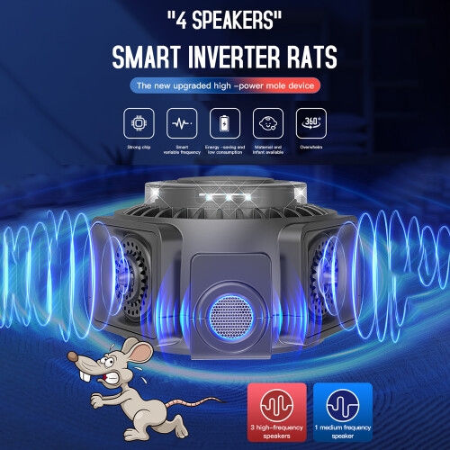 Ultrasonic Pest Repeller 300m² - Upgraded Frequency Conversion, Safe & Energy Efficient