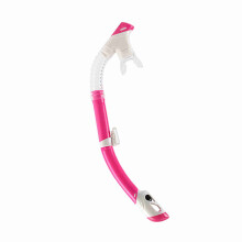 Full-Dry Adult Snorkel with Waterproof Valve, Food-Grade Silicone, 43x12x3cm